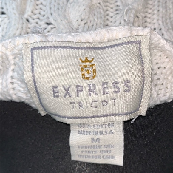 Express Chunky Knit Tricot Sweater - Picture 5 of 5